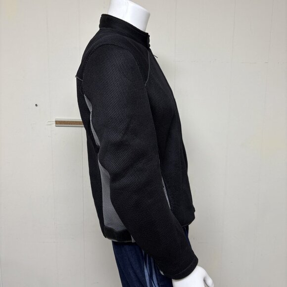 Xelement Motorcycle Jacket Mens Size L Black Mesh Lightweight Padded Lined - Picture 3 of 9